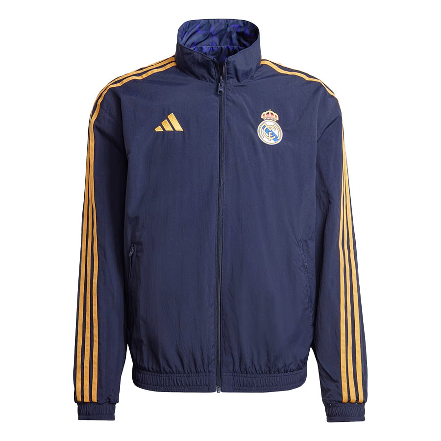 Men's Adidas Real Madrid Anthem Reversible Jacket 2023/24